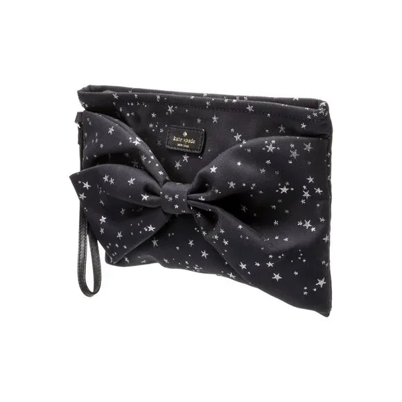 Kate Spade Womens Clutch Wristlet Bag Blue Starry Night Casual - Picture 1 of 9